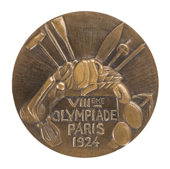 1924 Olympic Soccer Bronze Medal Presented to Tore Keller 